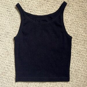 Dolce & Gabbana cropped tank top / ribbed cotton size XS
